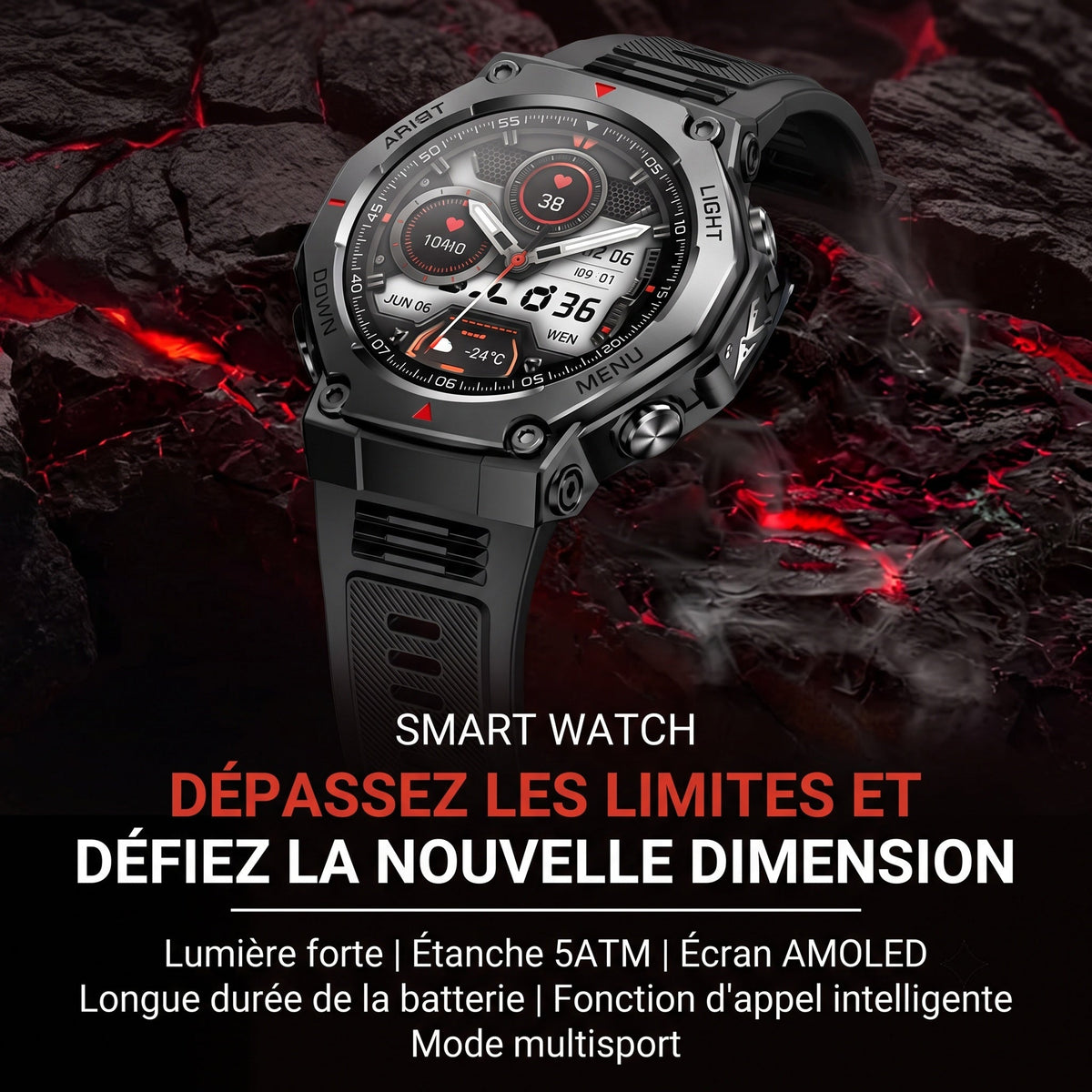 AqakFit Montre Connectée Natation