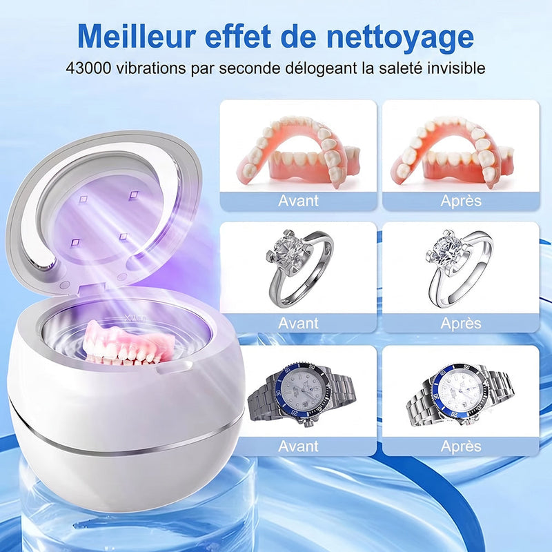 Denturexi V2 Nettoyeur Ultrason Pour Appareil Dentaire