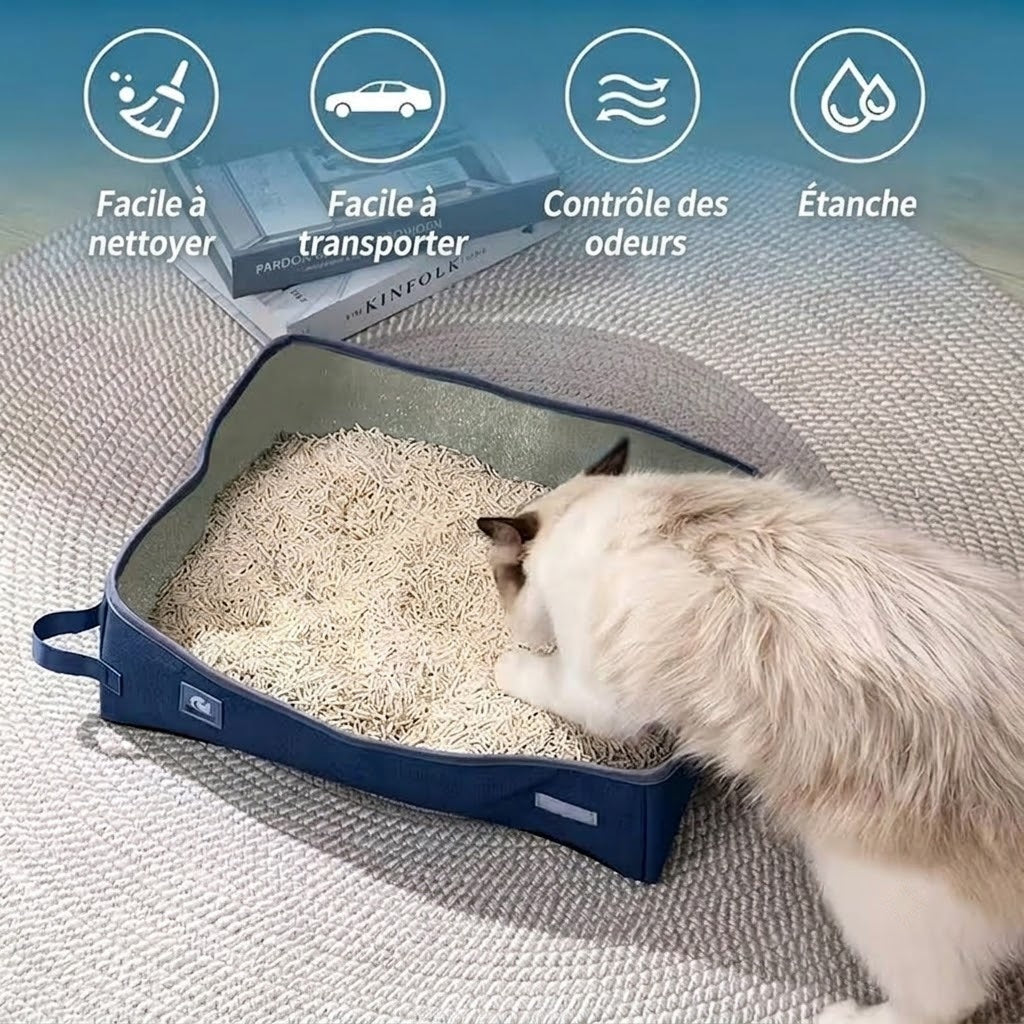 CatPoxta Litière De Voyage Pour Chat