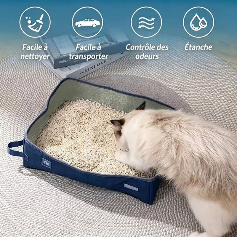 CatPoxta Litière De Voyage Pour Chat