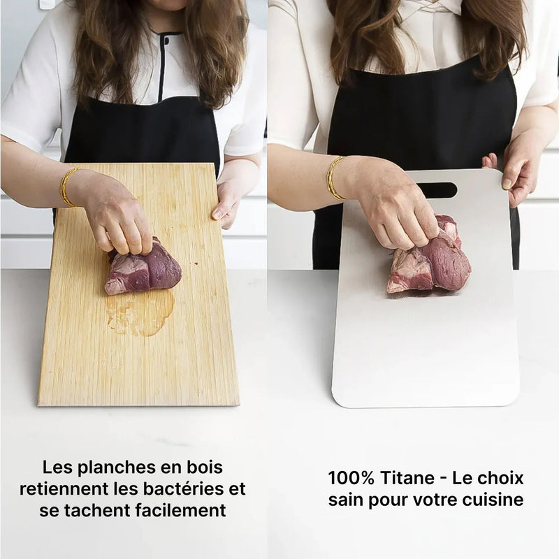 Besforcut Planche À Decouper En Titane