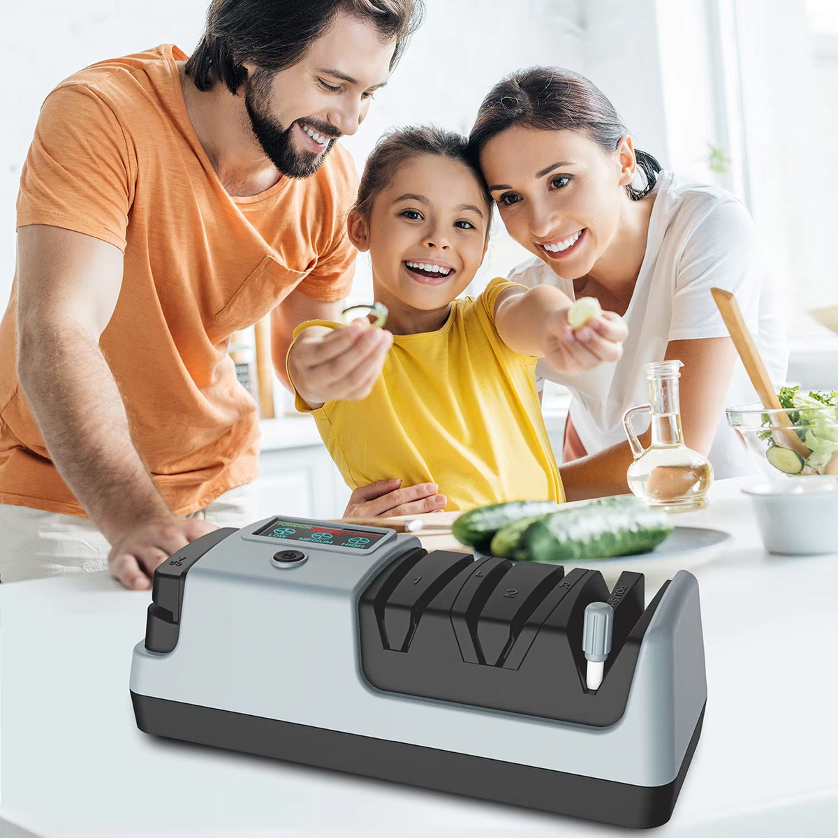 BladeGoh Aiguiseur de Couteaux Électrique