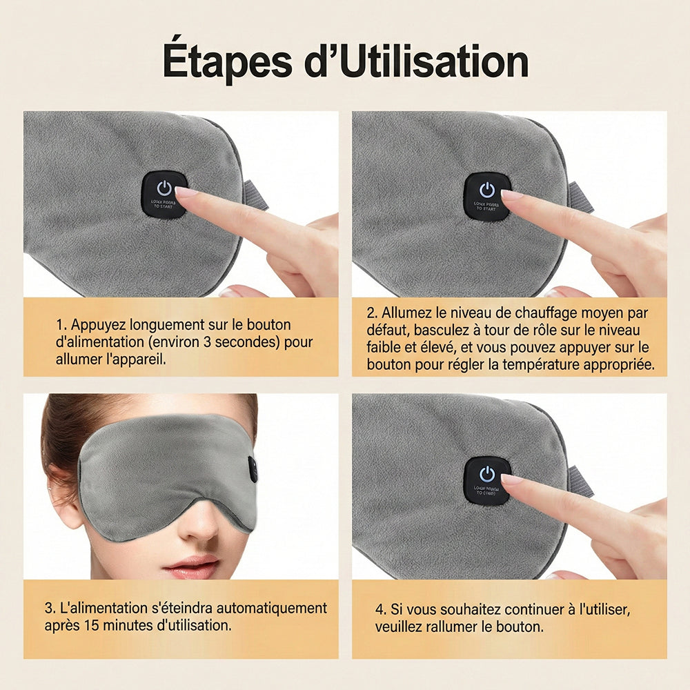 BlinkCozi Masque Chauffant Pour Les Yeux