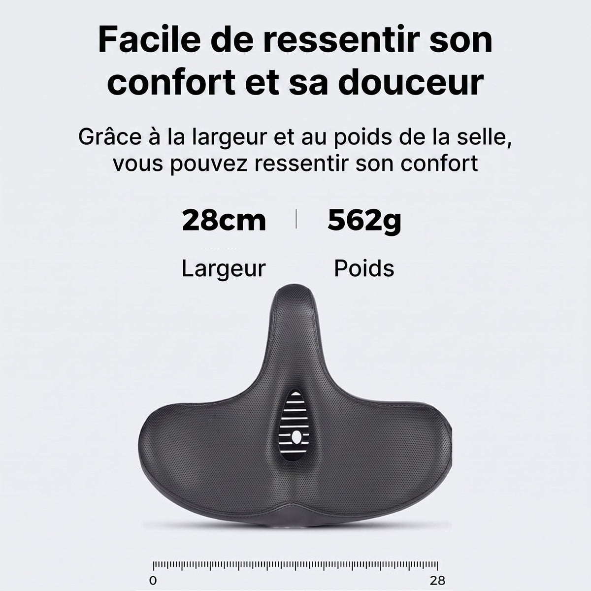 BlisRide Selle De Vélo Confortable