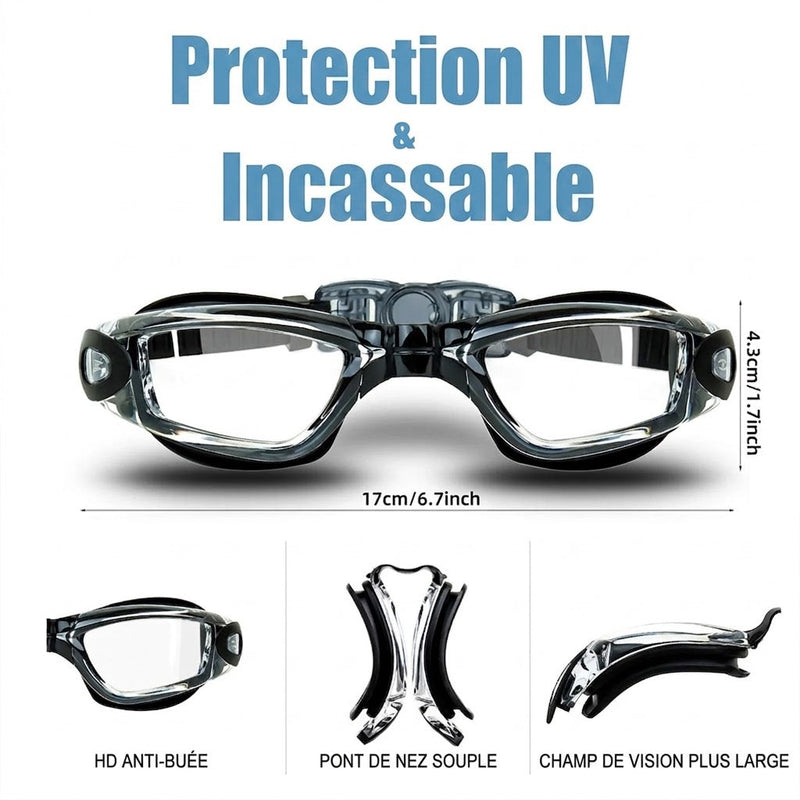 BlueGazix Lunettes de Natation
