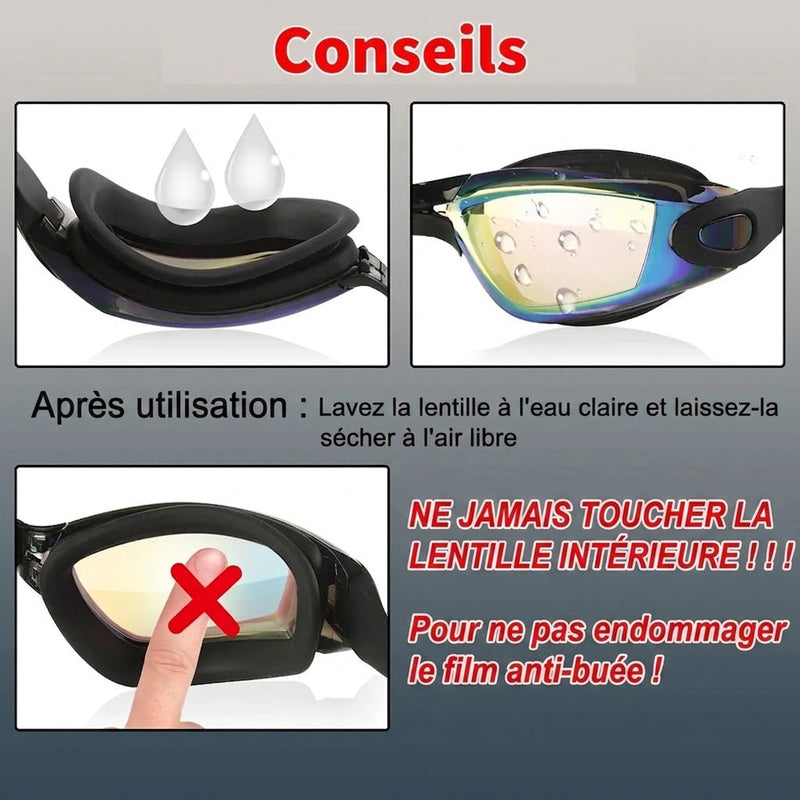 BlueGazix Lunettes de Natation