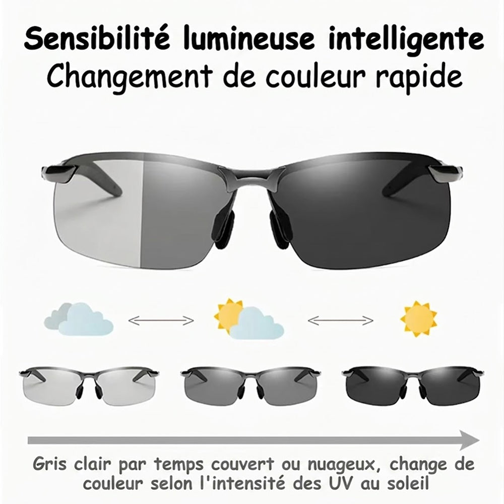 Glazixo Lunettes De Soleil Homme Polarisé