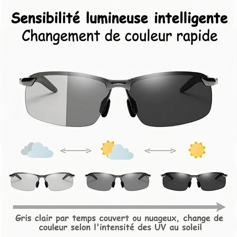 Glazixo Lunettes De Soleil Homme Polarisé