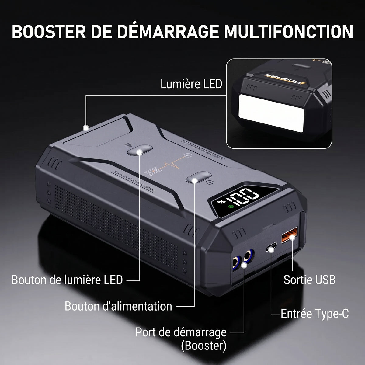 Startixus V2 Booster Batterie Voiture