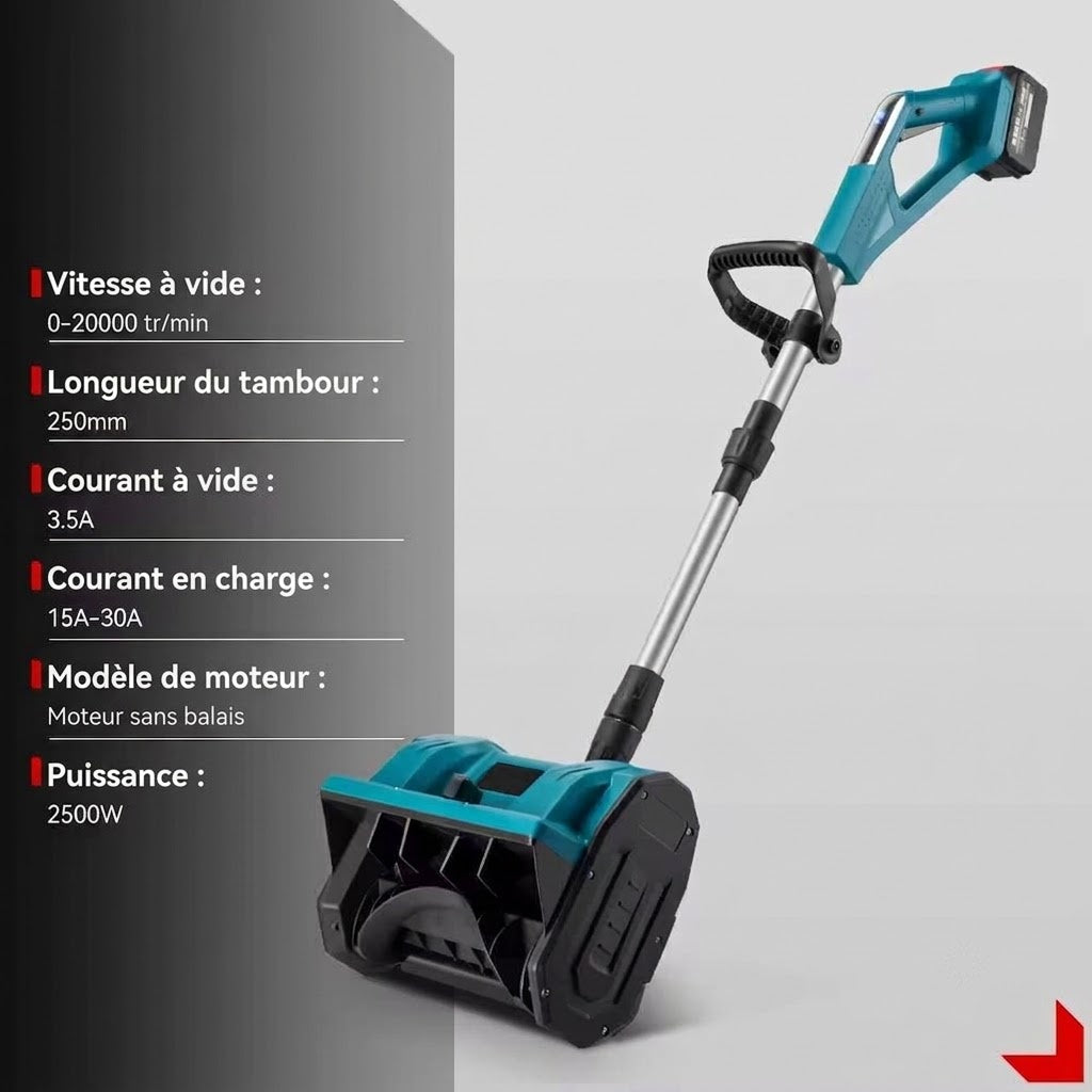 FrostiJet Pelle À Neige Électrique Sans Fil