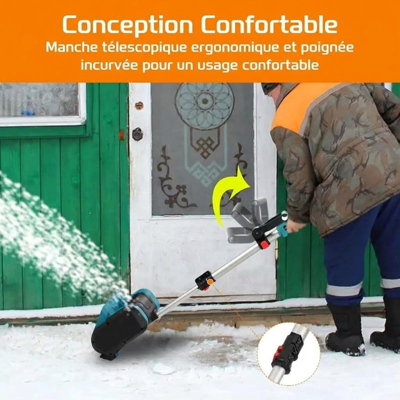 FrostiJet Fraise À Neige Électrique