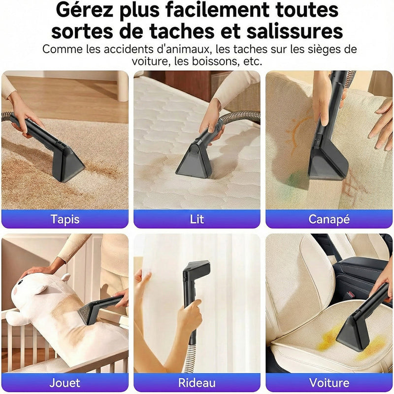 CarpZapi Nettoyeur Vapeur Pour Canapé
