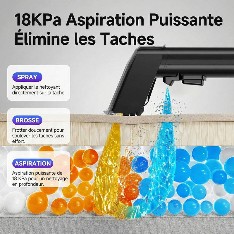 CarpZapi Nettoyeur Vapeur Pour Canapé