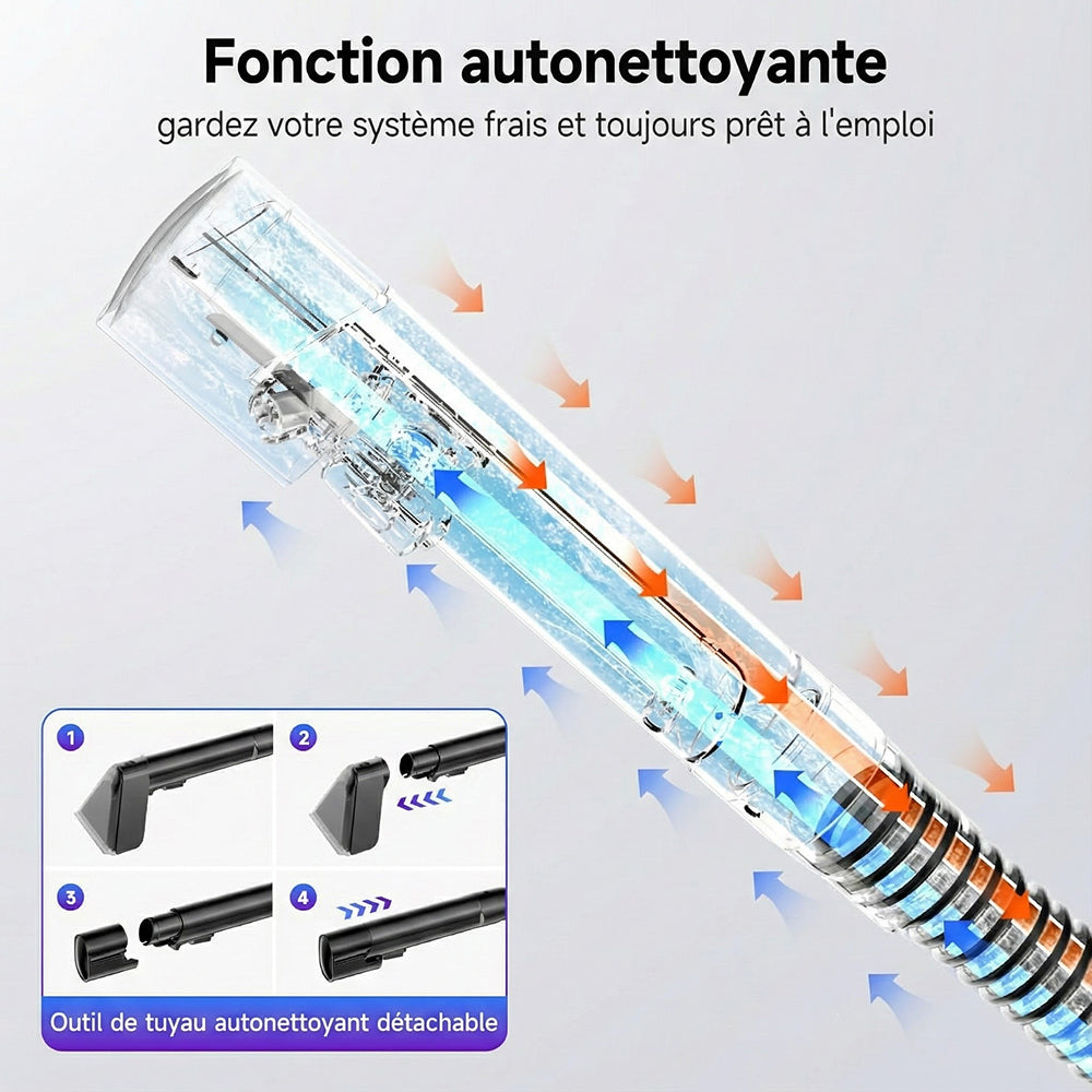 CarpZapi Nettoyeur Vapeur Pour Canapé