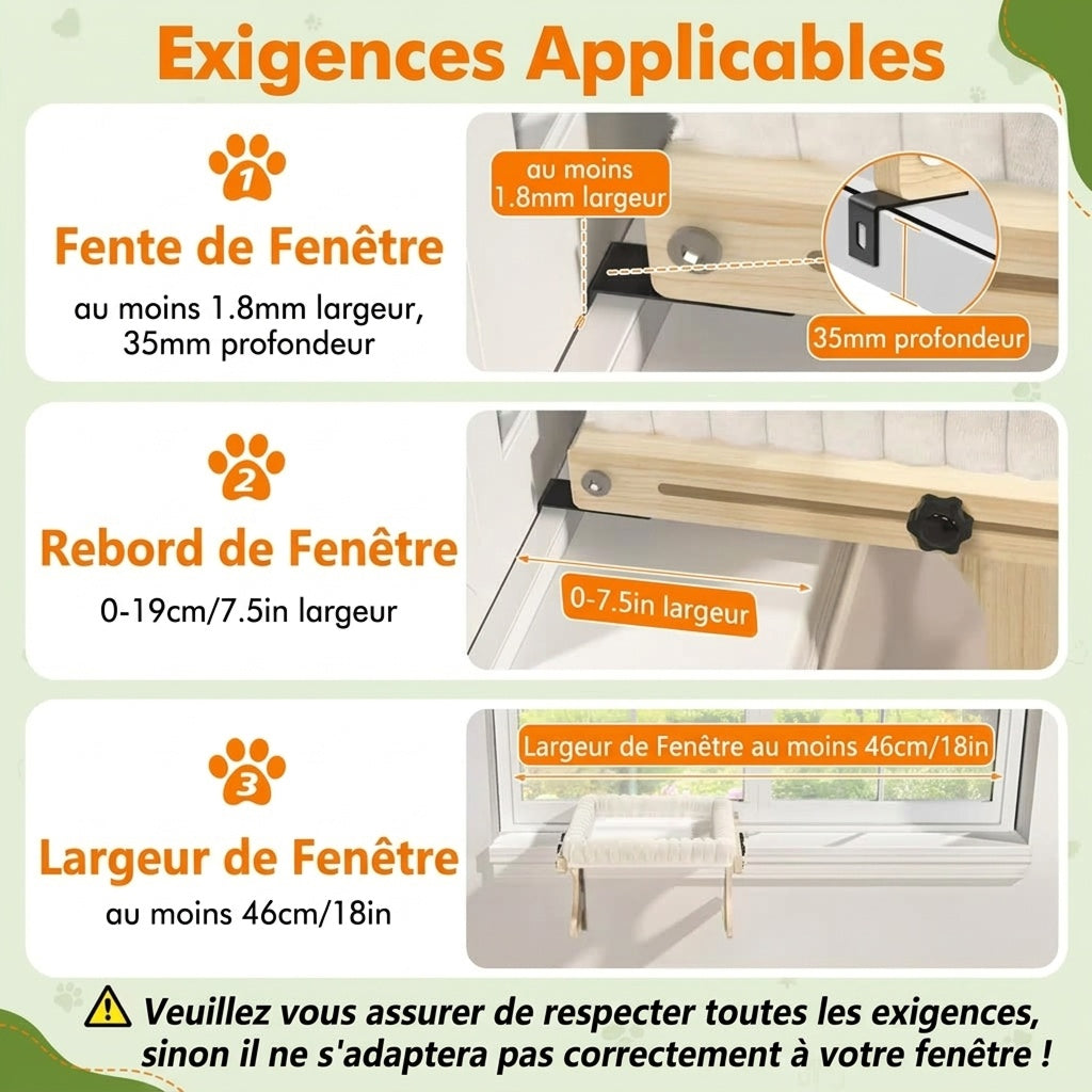 CatLixer Hamac Chat Fenetre