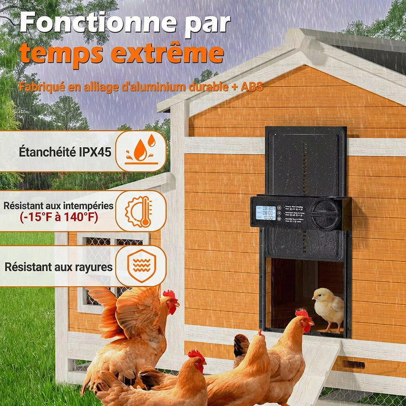 ChicxGate Porte Poulailler Automatique