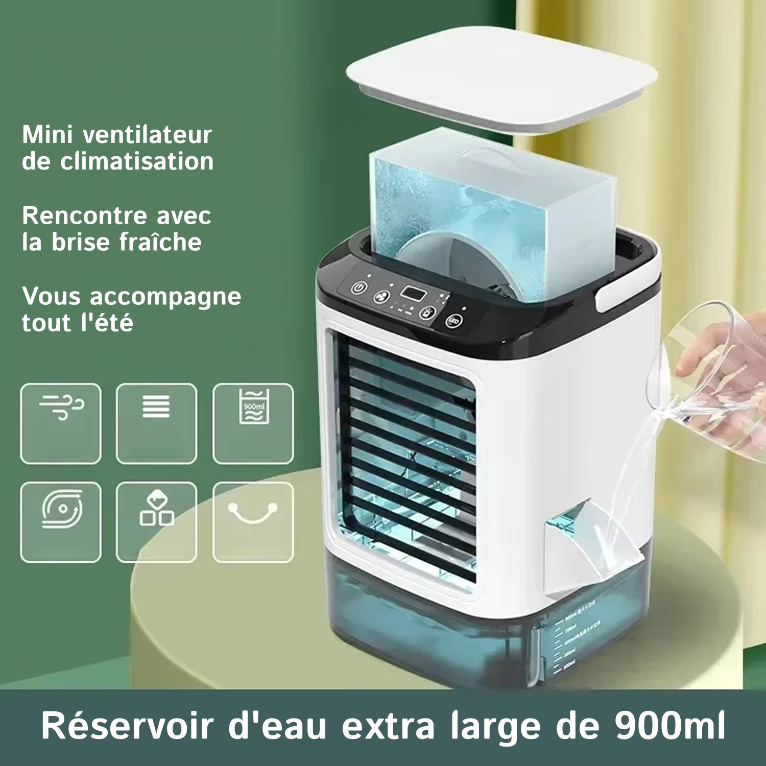 Coolivetor Mini Rafraichisseur D'Air