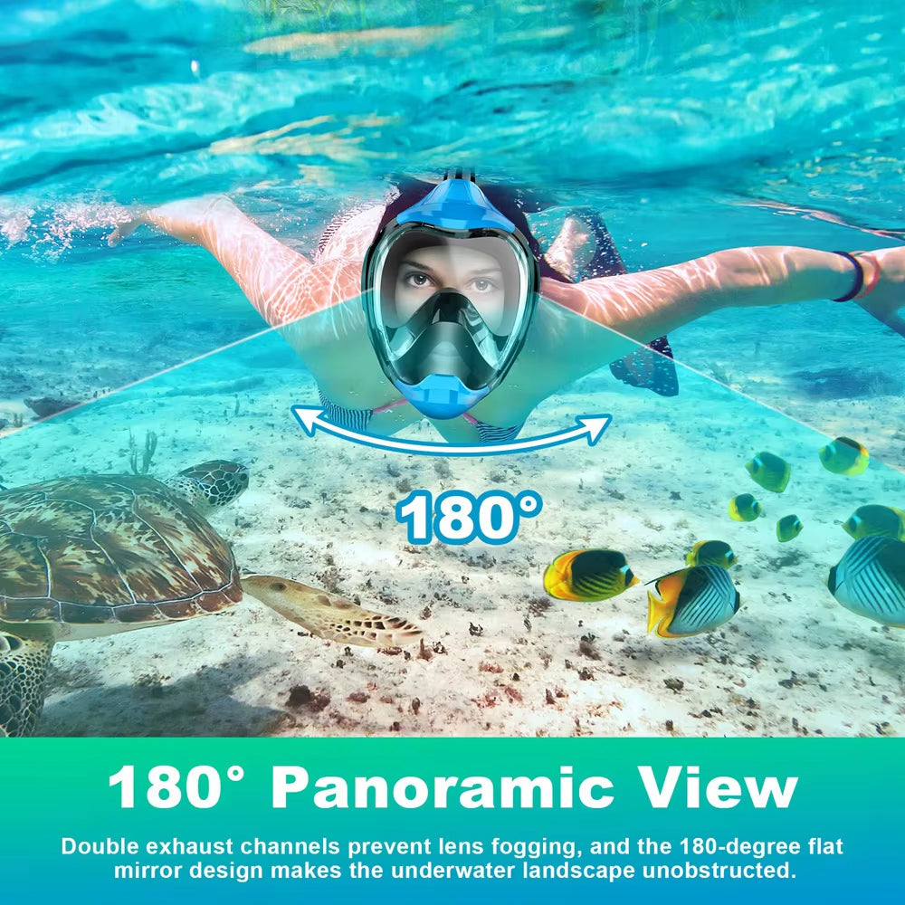 [OFFRE 1+1 GRATUIT] Coralefa Masque de Snorkeling