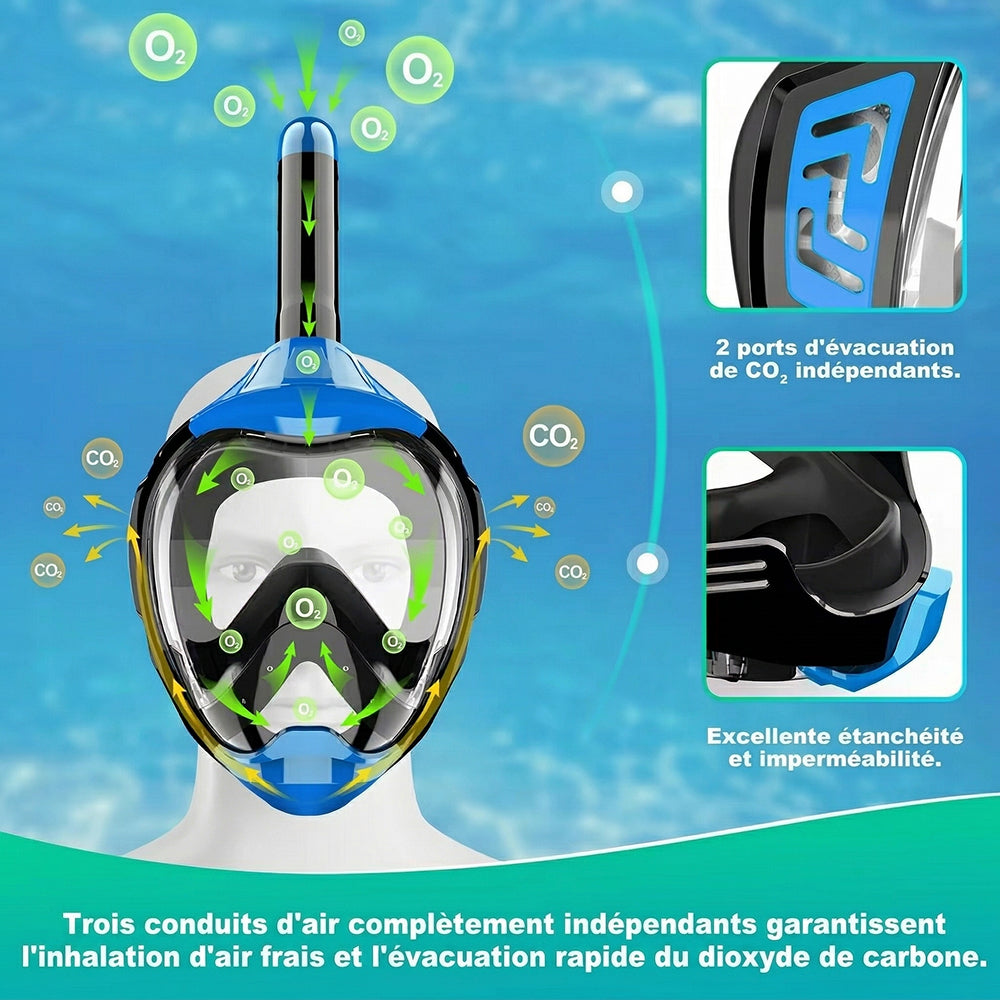 Coralefa Masque de Snorkeling