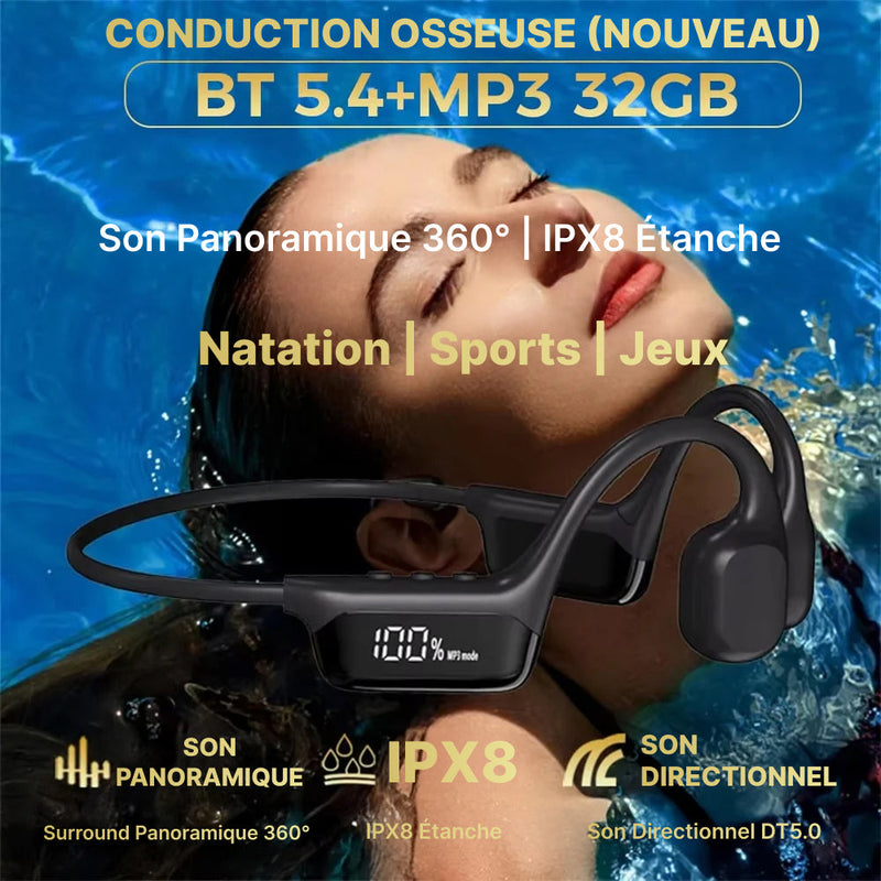 Cranovib V2 Écouteurs à Oreilles Libres