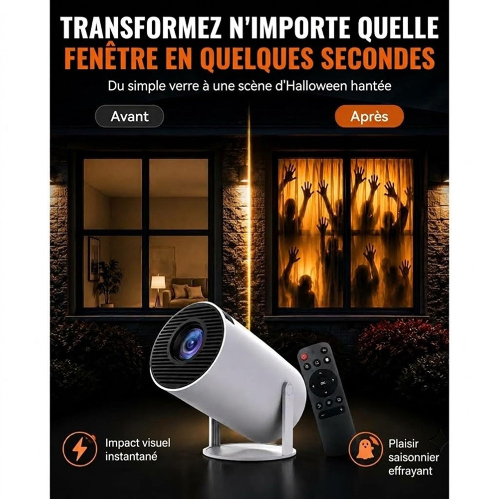 SpookPixy Projecteur Halloween Fenêtre