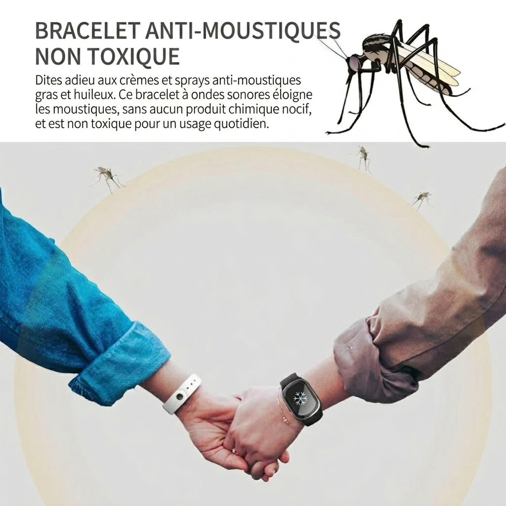[OFFRE 1+1 GRATUIT] BitezFree Bracelet Anti Moustiques