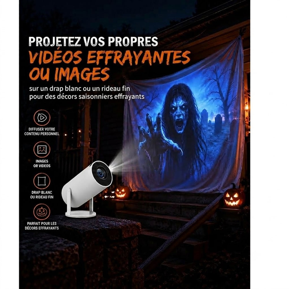 SpookPixy Projecteur Halloween Fenêtre