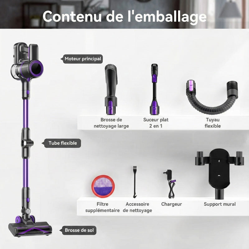 DustiGoes V2 Aspirateur Sans Fil