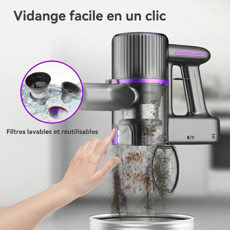 DustiGoes V2 Aspirateur Sans Fil