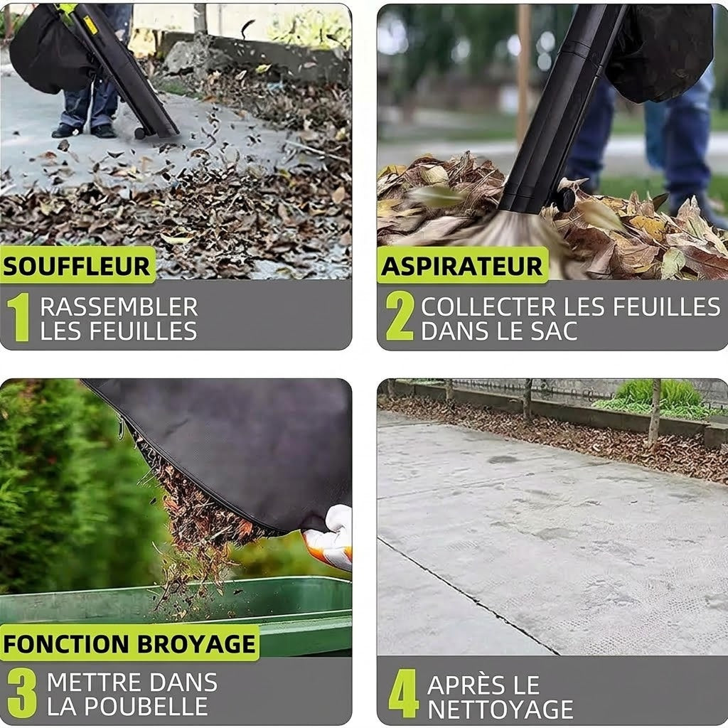 BlowVacy Souffleur Aspirateur De Feuilles
