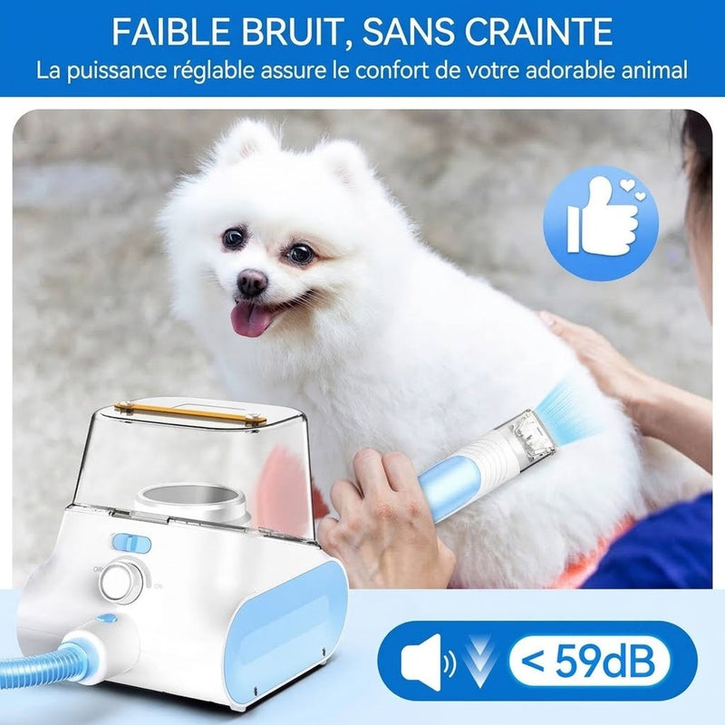 PawaVac Kit Toilettage Pour Chien