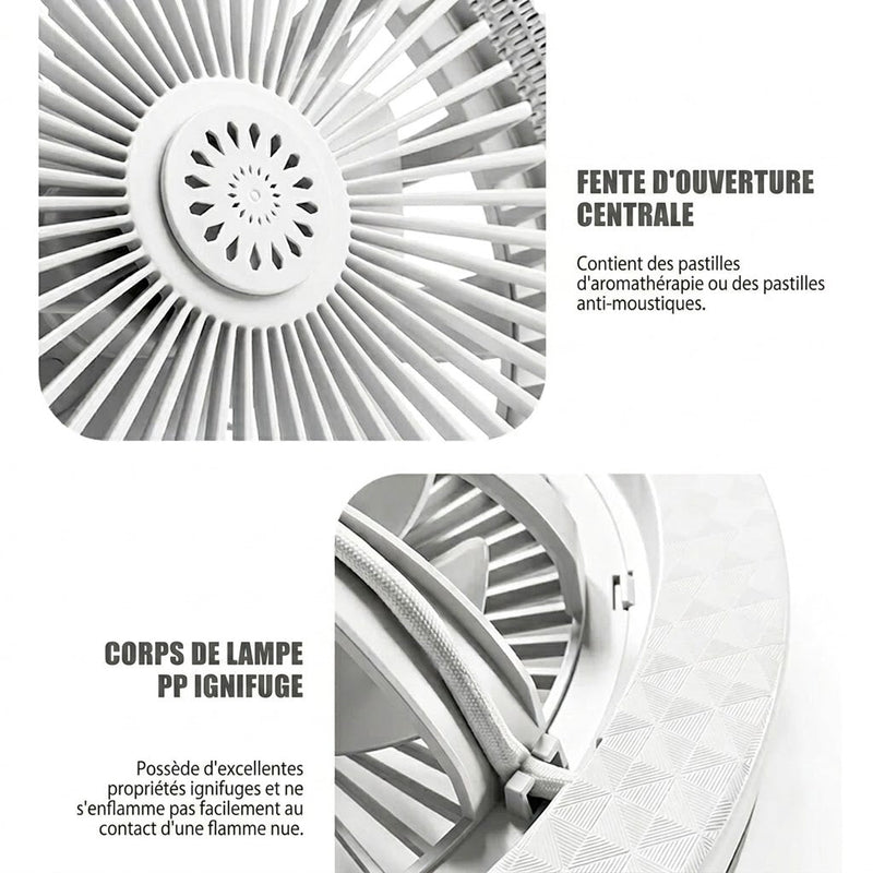 [OFFRE 1+1 GRATUIT] LumaoFan Ventilateur de Plafond Silencieux