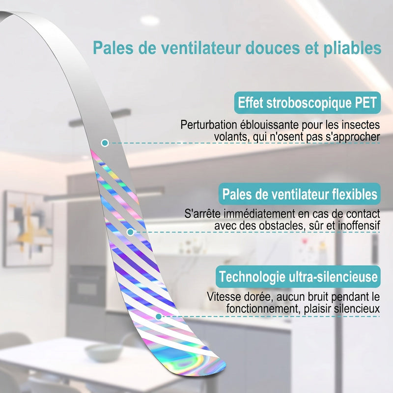 FlyBreezo Ventilateur Anti-Mouche