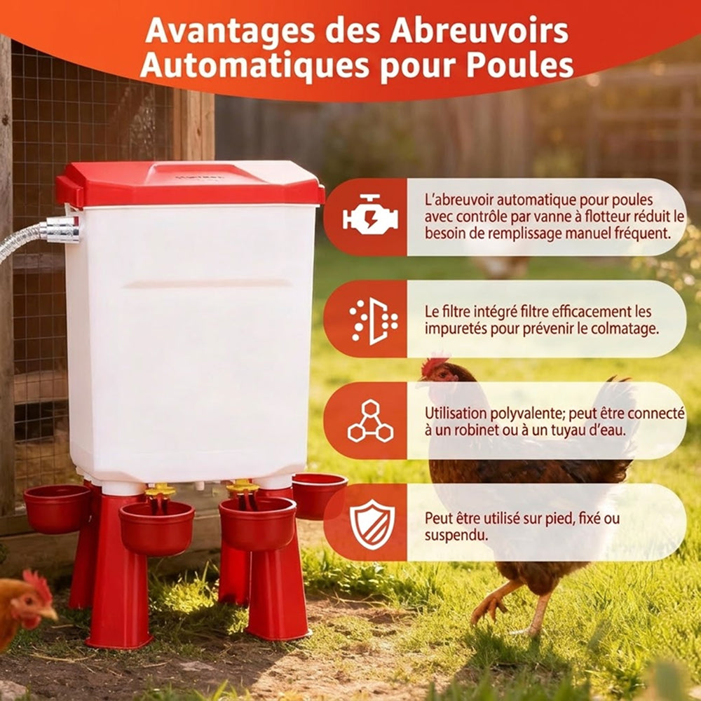Flochiken Abreuvoir Automatique Poule