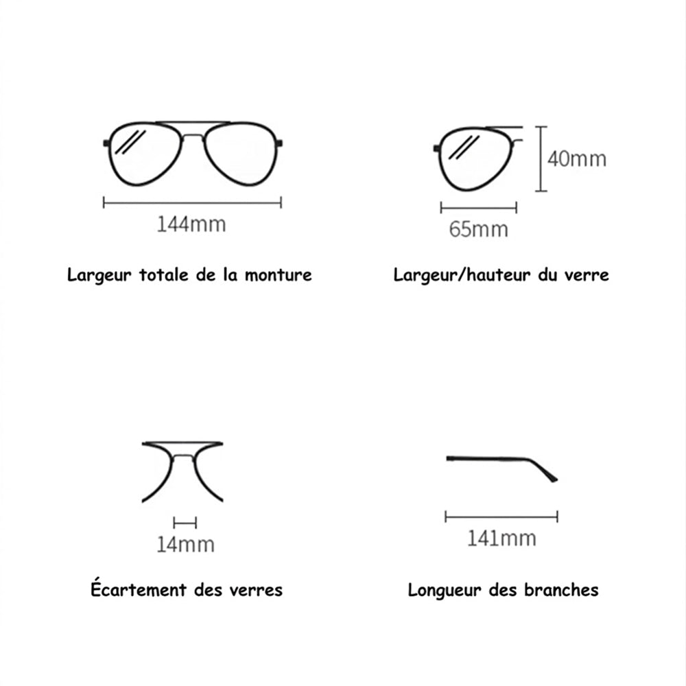 Glazixo Lunettes De Soleil Homme Polarisé
