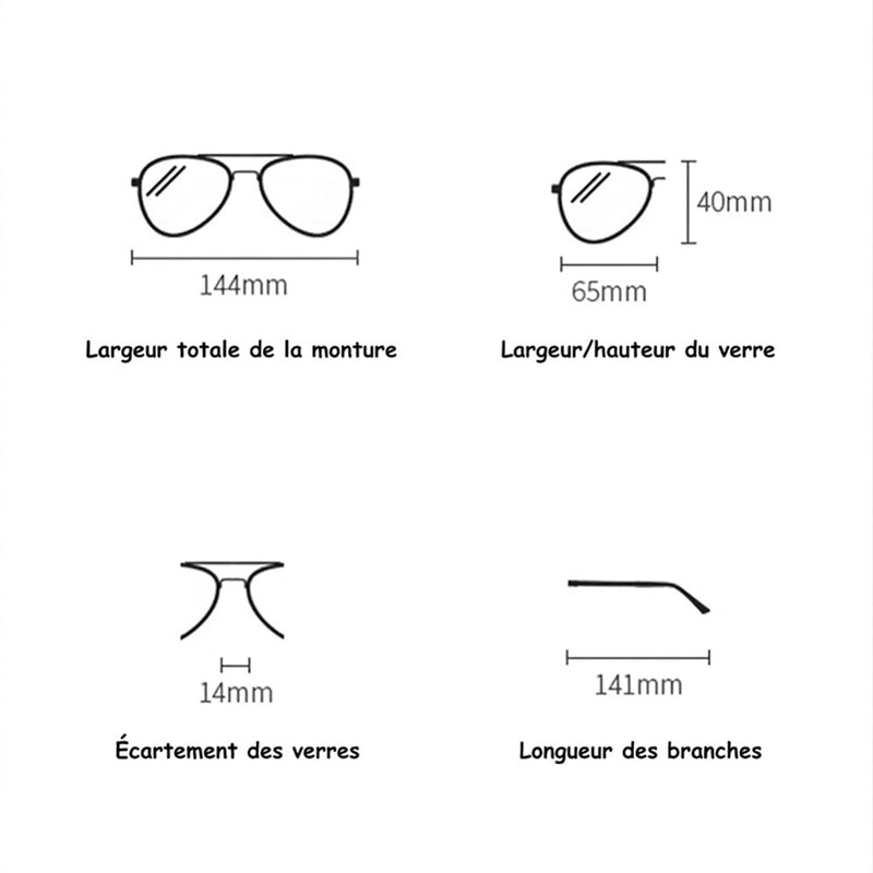 Glazixo Lunettes De Soleil Homme Polarisé