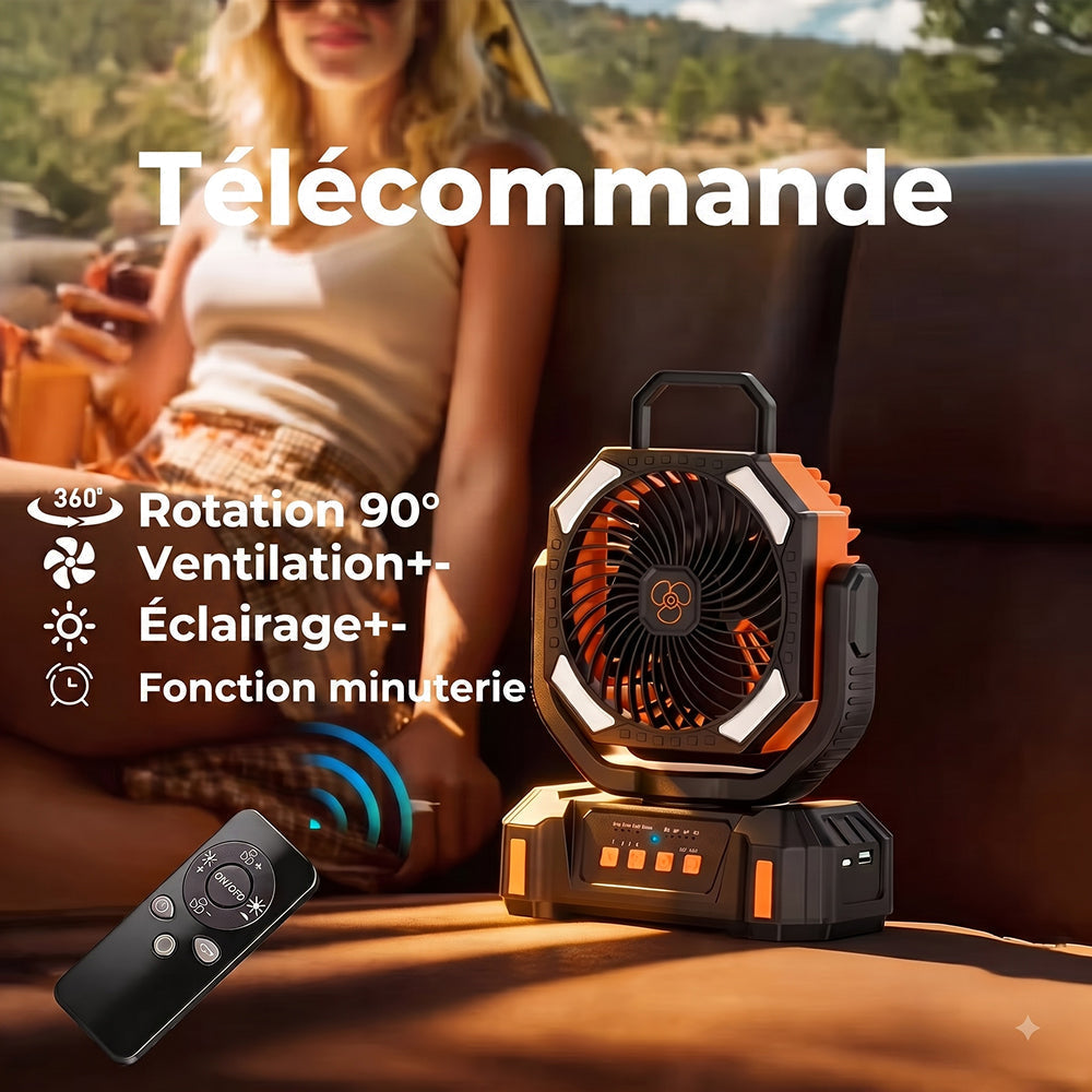 CampiBrez Ventilateur De Camping