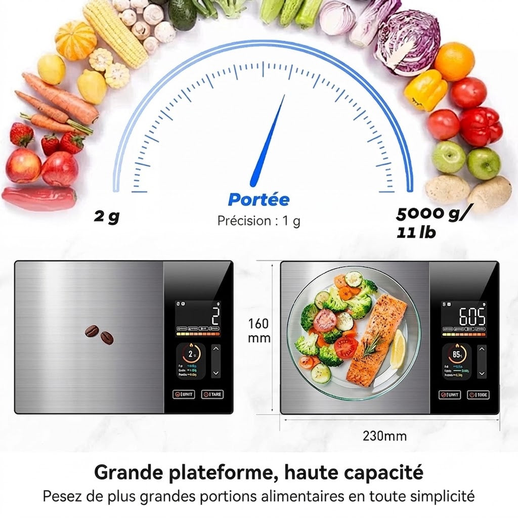 Nutrivapu Balance De Cuisine Connectée