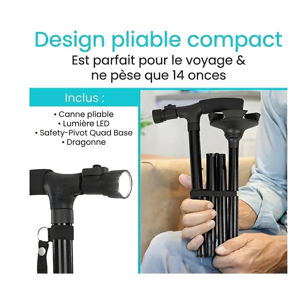 FlexCanet Canne De Marche