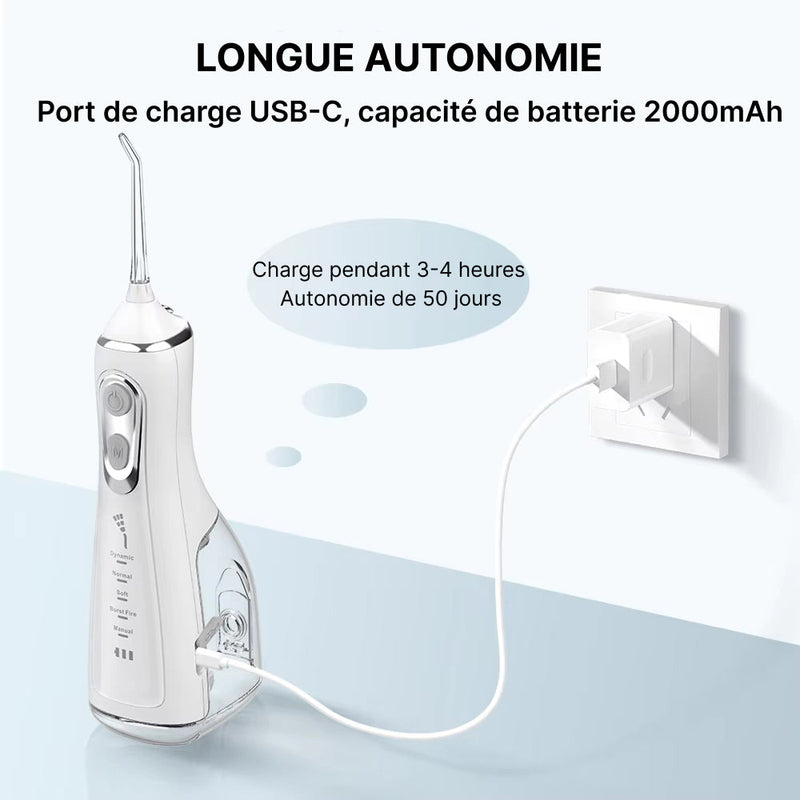 FlosZapa Hydropulseur Dentaire