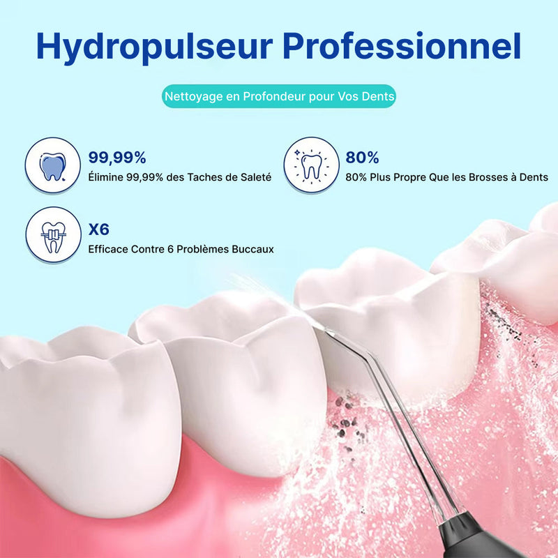 FlosZapa Hydropulseur Dentaire