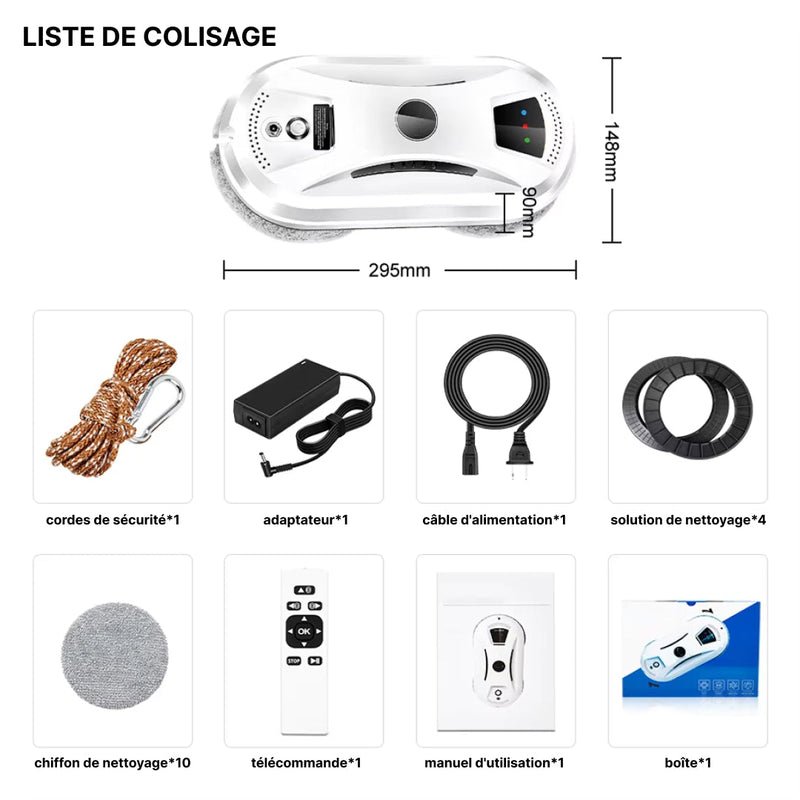 GlidePex Robot Lave Vitre