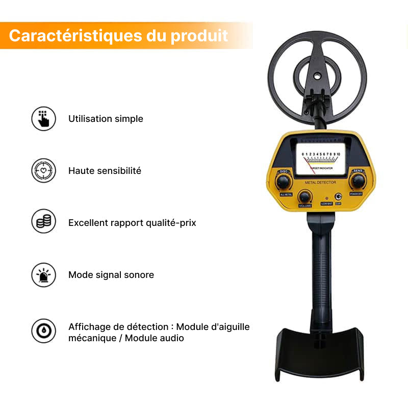 GoldHunet Détecteur de Métaux