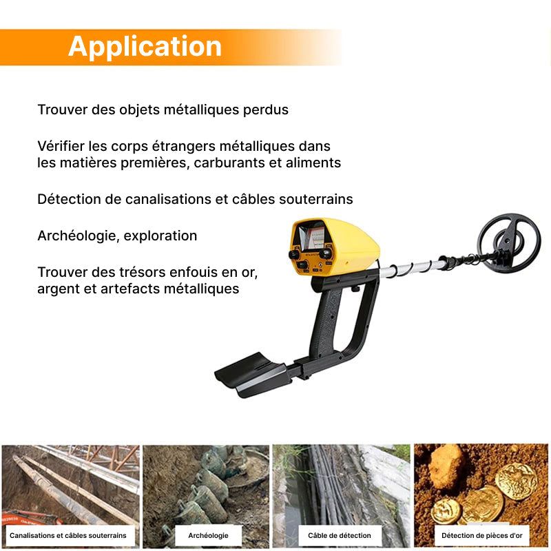 GoldHunet Détecteur de Métaux