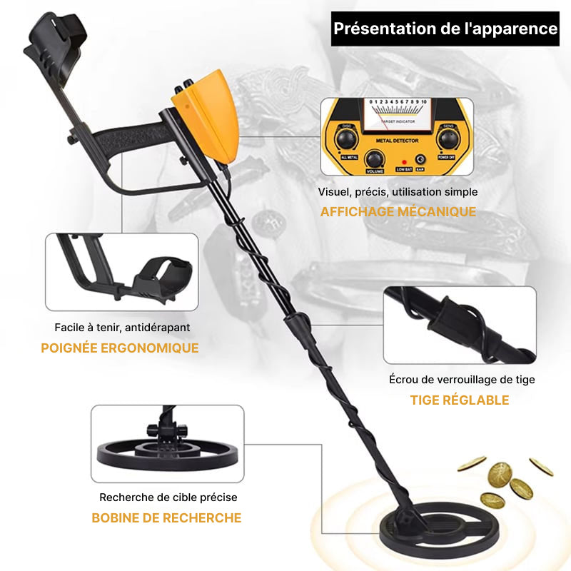GoldHunet Détecteur de Métaux