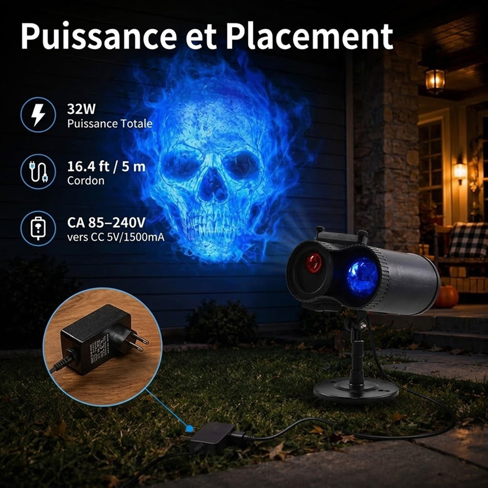 HallowyGo Projecteur Halloween