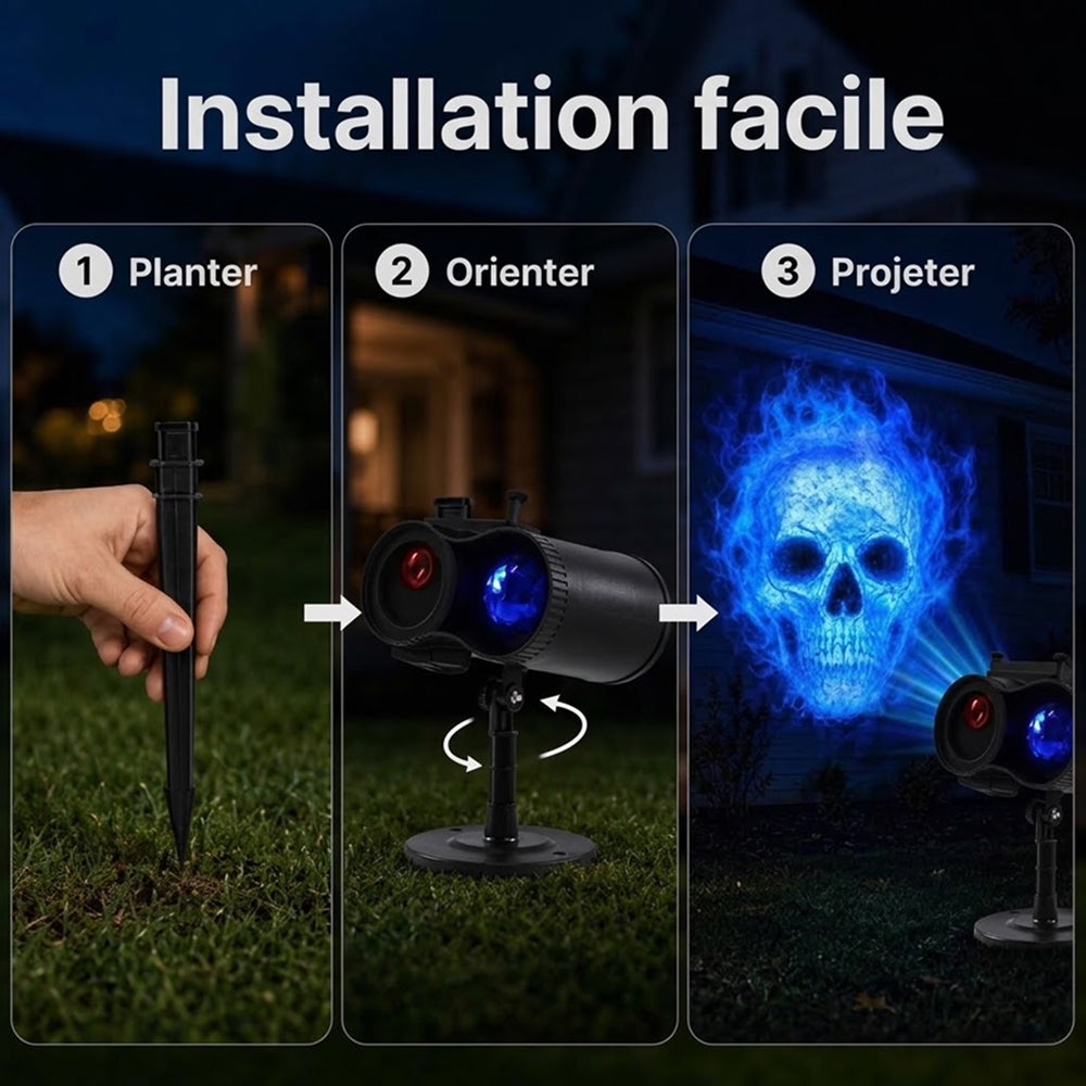 HallowyGo Projecteur Halloween