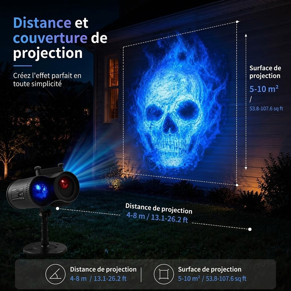 HallowyGo Projecteur Halloween