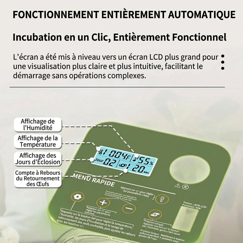 Hatchivax Incubateur Oeuf