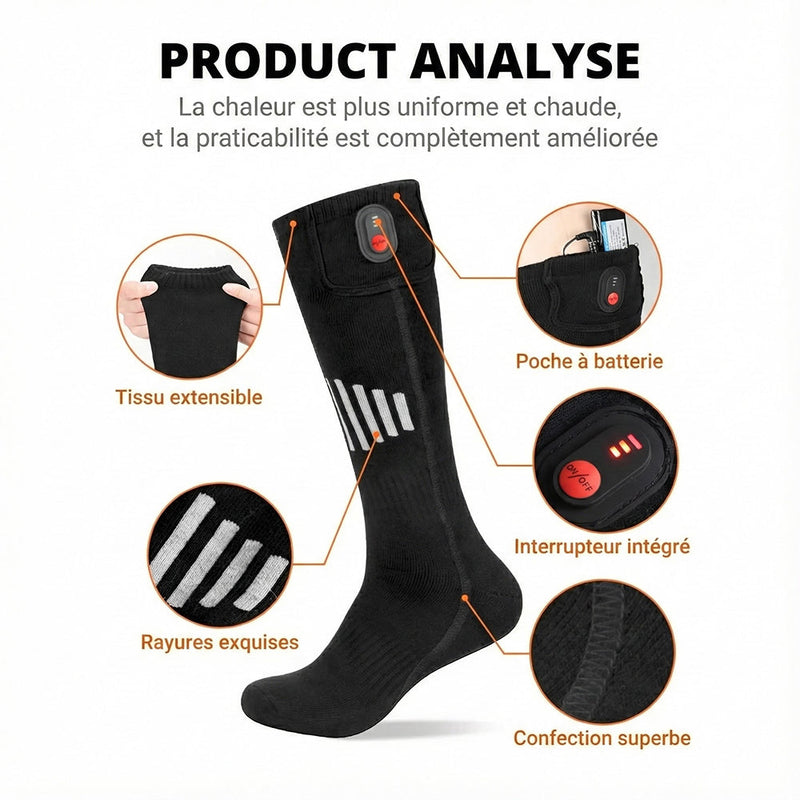 HetFosox Chaussettes Chauffantes